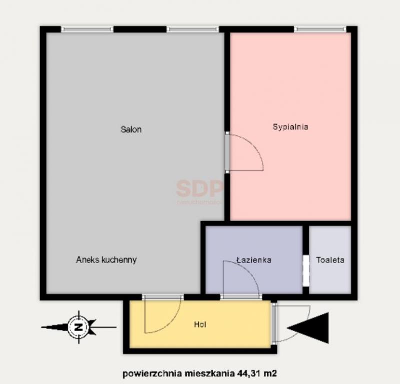 Mieszkanie 44 m², Łódź, Polesie, Pogonowskiego Stefana - zdjęcie 7
