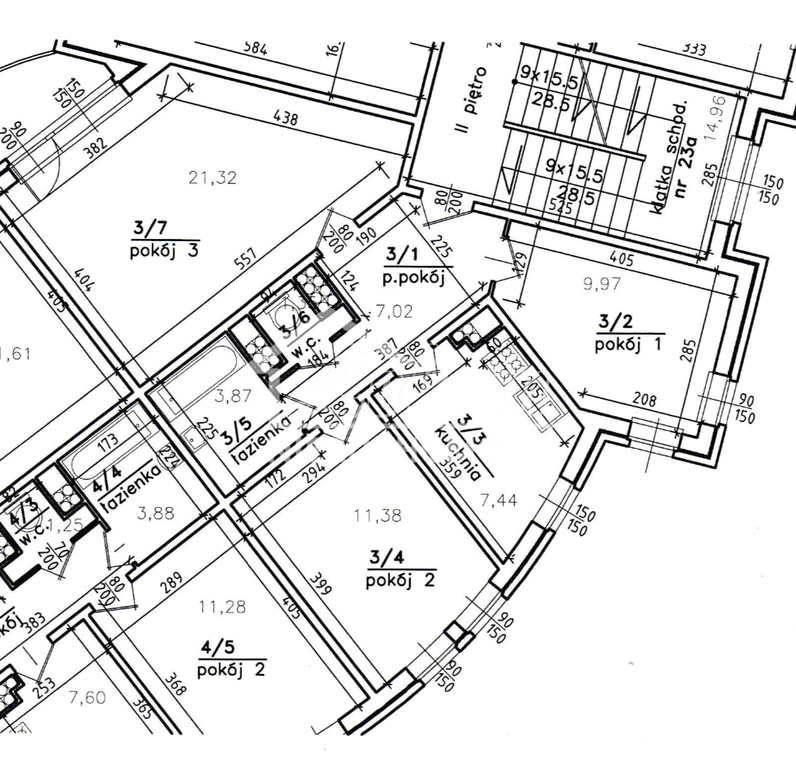 Mieszkanie 62,35&nbsp;m², Szczecin, Centrum, Parkowa - zdjęcie 14