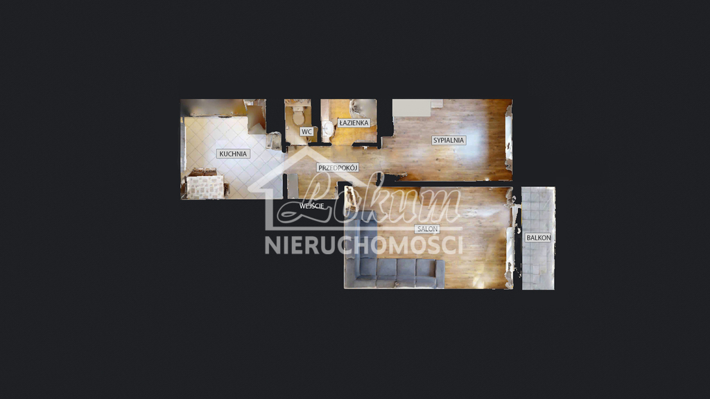 Mieszkanie 51,8&nbsp;m², Szczecin, Podjuchy, Mariana Falskiego - zdjęcie 5