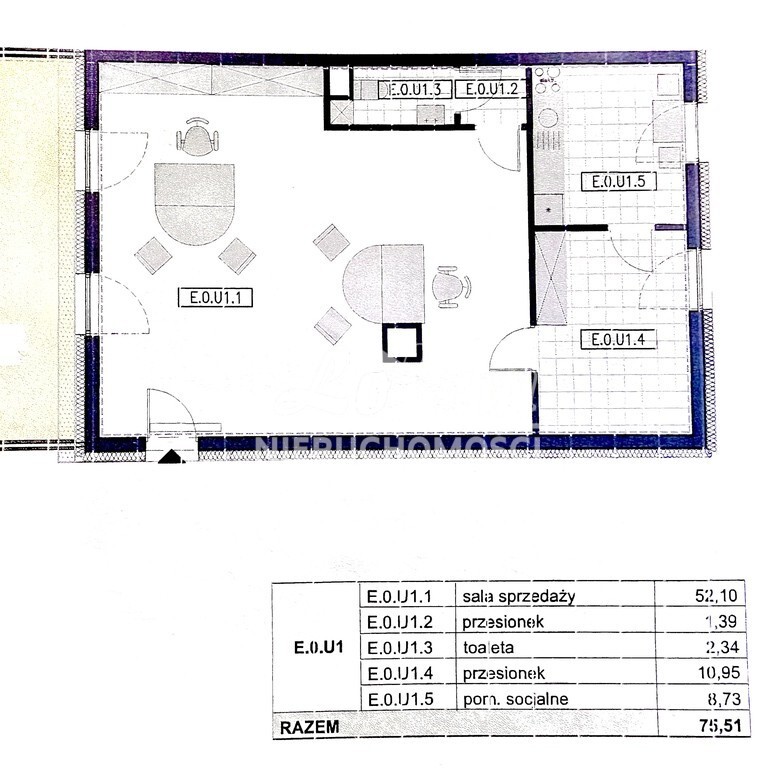 Lokal usługowy do wynajęcia, 75,51 m², Szczecin - zdjęcie 7