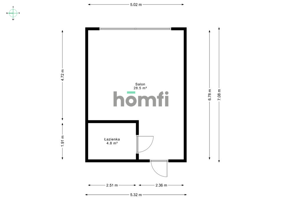 Mieszkanie 34&nbsp;m², Warszawa, Mokotów, Domaniewska - zdjęcie 18
