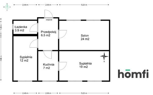 Mieszkanie 71 m², Bytom, Doktora Józefa Rostka - zdjęcie 5