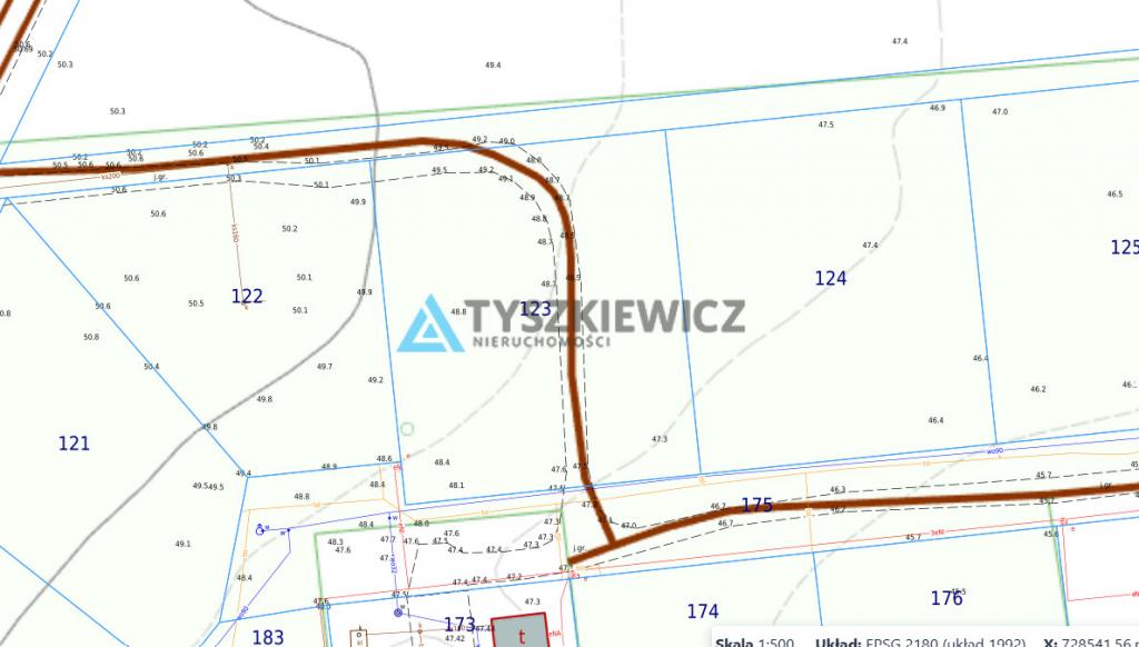 Zajączkowo Działka mieszkaniowo-usługowa 1966 m² - zdjęcie 2