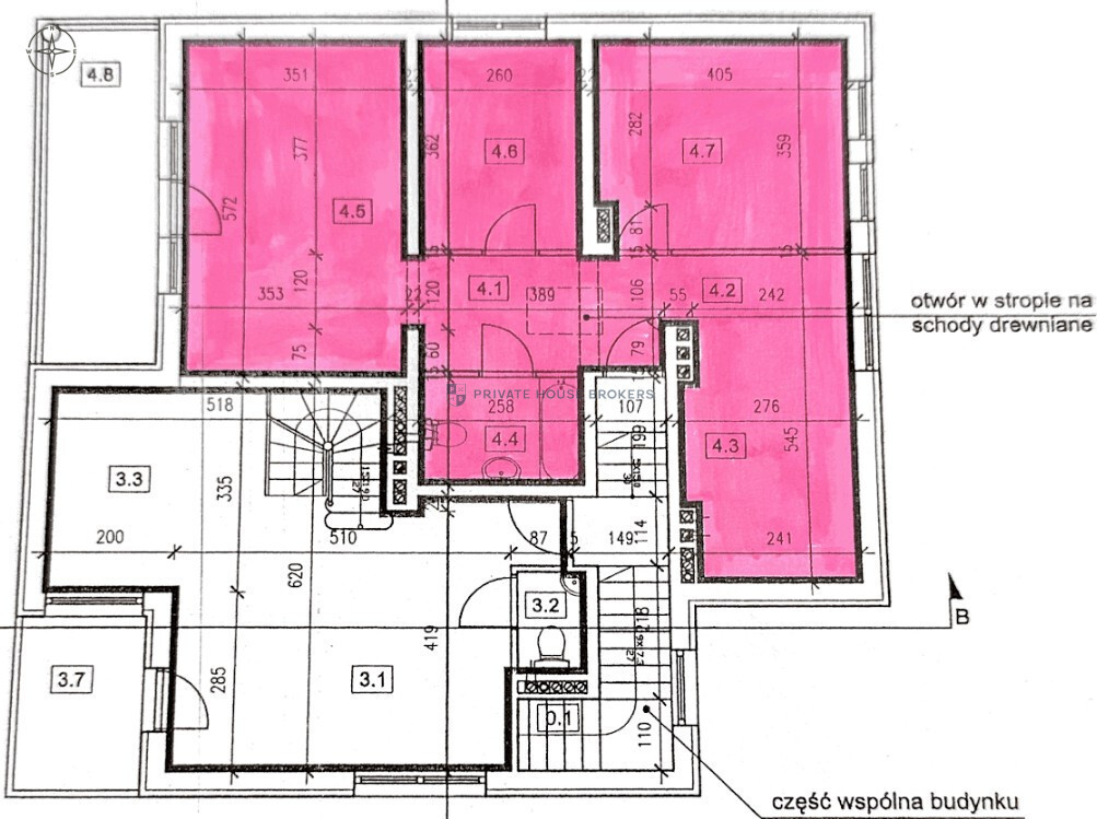 Mieszkanie 129&nbsp;m², Kraków, Podgórze, Kamieniecka - zdjęcie 13