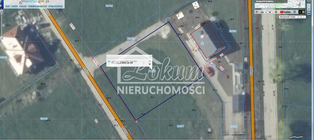 Działka budowlana 1003&nbsp;m², Bobolin - zdjęcie 3