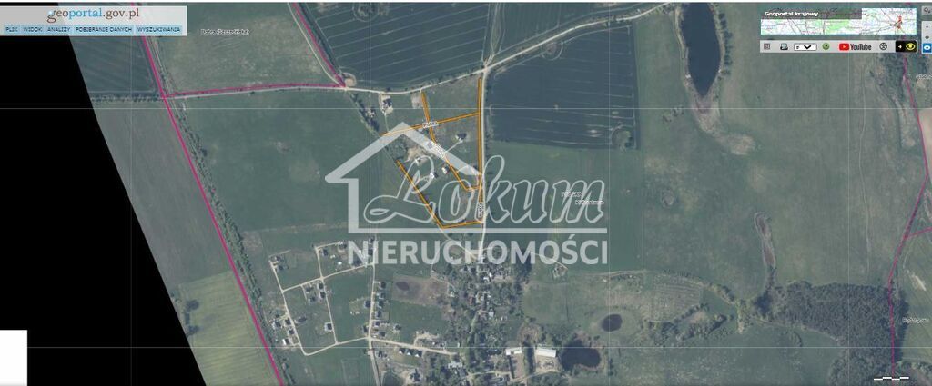 Działka budowlana 1003&nbsp;m², Bobolin - zdjęcie 2