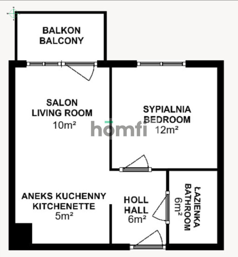 Mieszkanie 39 m², Gdańsk, Wrzeszcz, Grudziądzka - zdjęcie 13