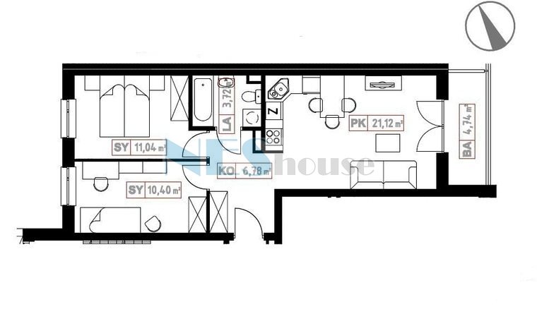 Mieszkanie 53 m², Wrocław, Psie Pole, Zatorska - zdjęcie 11