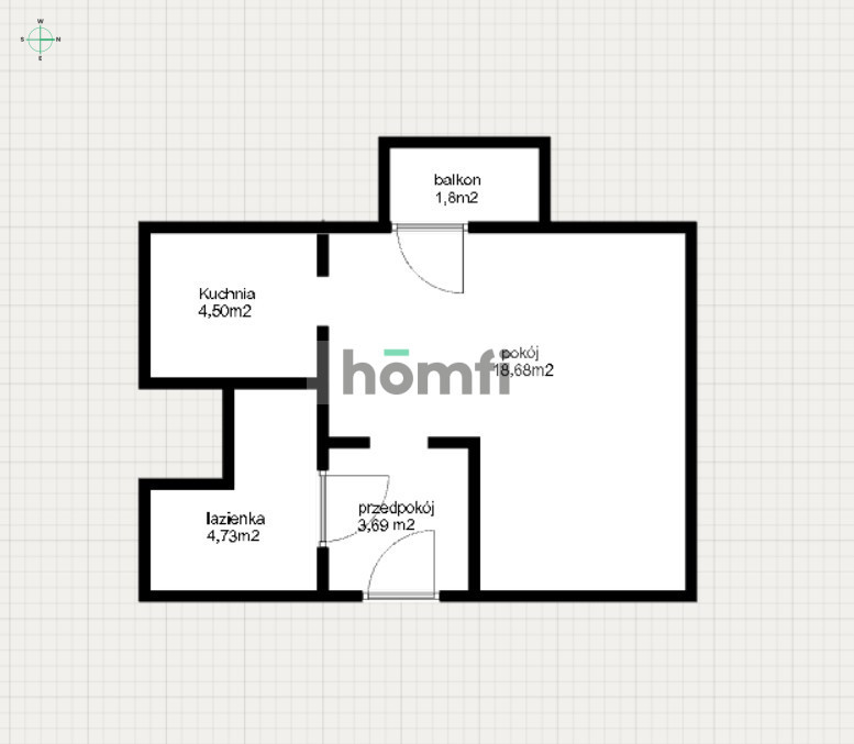 Mieszkanie 31,6&nbsp;m², Rzeszów, Nowe Miasto, Witolda Świadka - zdjęcie 10