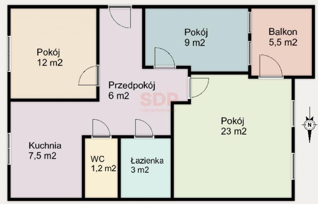 Mieszkanie 64 m², Wrocław, Szczytnicka - zdjęcie 17