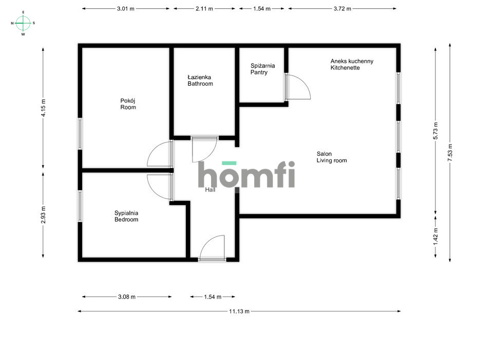 Mieszkanie 68,89 m², Wrocław, Klecina, Szparagowa - zdjęcie 10
