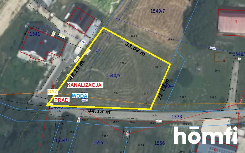 Działka budowlana 1106 m², Wola Batorska - zdjęcie 2