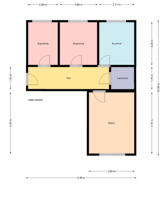 Mieszkanie 58,74&nbsp;m², Katowice, Rolna - zdjęcie 8