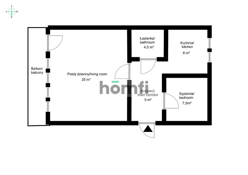 Mieszkanie 48,5&nbsp;m², Toruń, Os. Rubinkowo II, Józefa i Sylwestra Buszczyńskich - zdjęcie 10