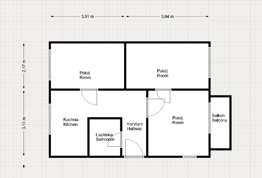 Mieszkanie 46,46&nbsp;m², Radom, 11 Listopada - zdjęcie 13