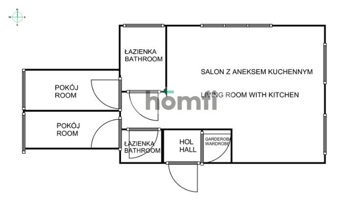 Mieszkanie 71,5 m², Gdańsk, Zaspa, al. Aleja Jana Pawła II - zdjęcie 15