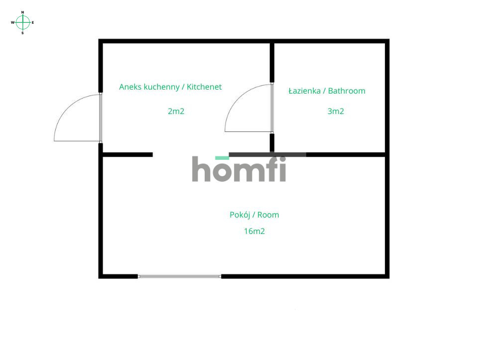 Mieszkanie 21 m², Gdynia, Witomino, Witomińska - zdjęcie 11