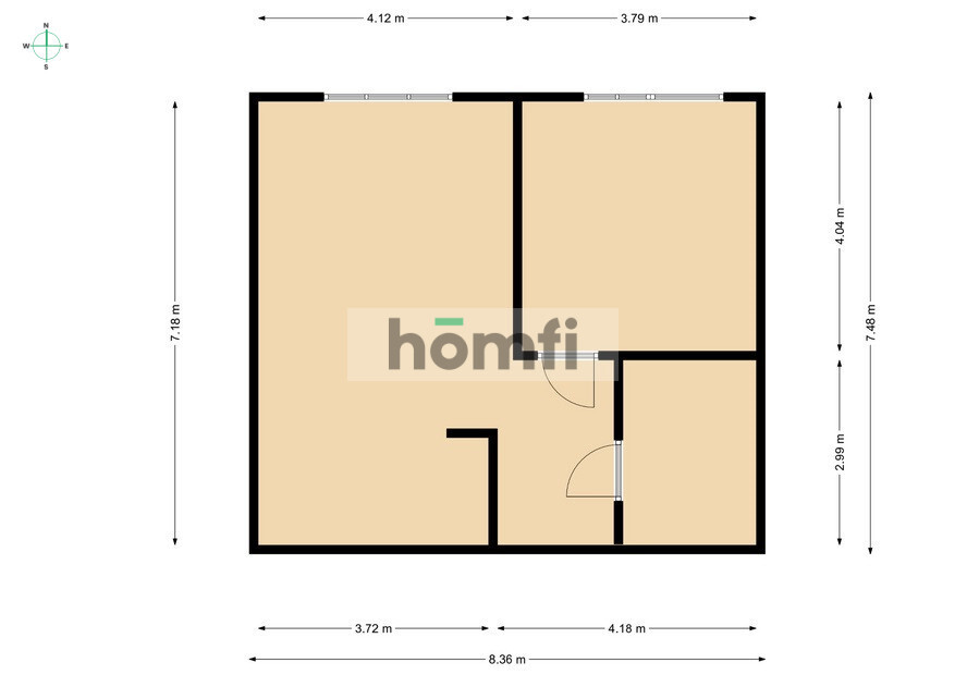 Mieszkanie 43,16 m², Gdańsk, Jasień, Lawendowe Wzgórze - zdjęcie 16