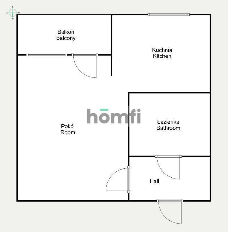 Mieszkanie 32,06 m², Wrocław, Krzyki, Bernarda Pretficza - zdjęcie 15