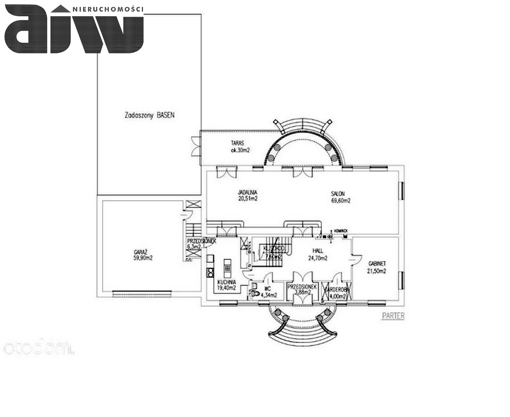 Rezydencja z basenem Izabelin C duża działka - zdjęcie 17