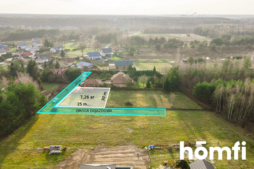 Działka budowlana 726 m², Wola Chorzelowska - zdjęcie 1
