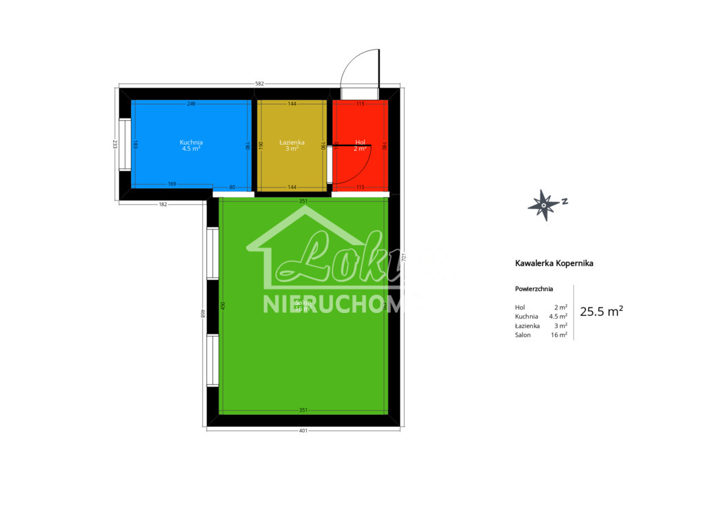 Mieszkanie 25,5&nbsp;m², Szczecin, Śródmieście, Mikołaja Kopernika - zdjęcie 5
