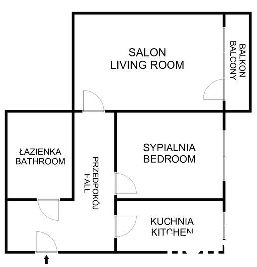 Mieszkanie 50,4 m², Kraków, Śródmieście, Ugorek - zdjęcie 9