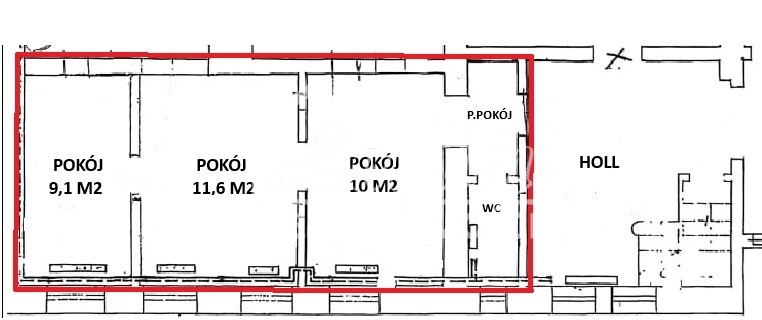 Lokal biurowy do wynajęcia, 35&nbsp;m², Szczecin - zdjęcie 4