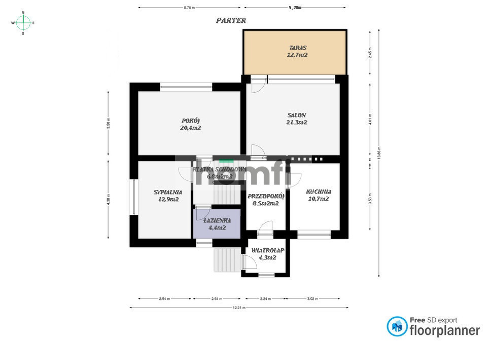 Dom 260 m², Grudziądz, Osiedle Podleśne-Mniszek, Leona Wyczółkowskiego - zdjęcie 15