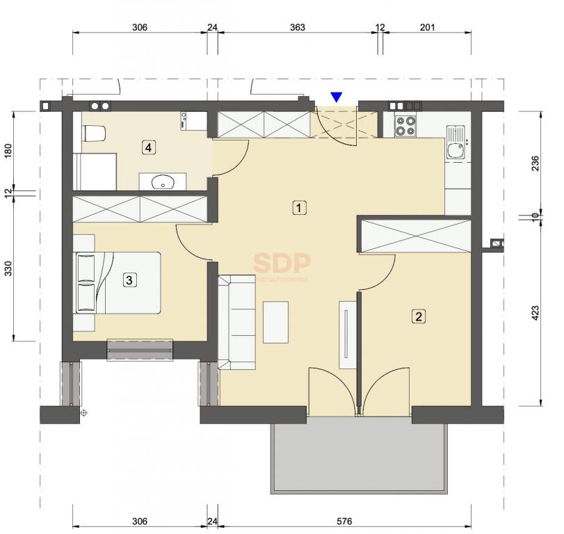 Mieszkanie 53 m², Szklarska Poręba, Szklana - zdjęcie 12