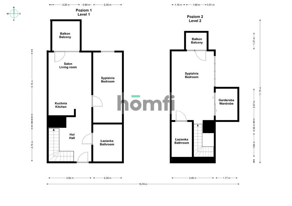 Mieszkanie 67,5&nbsp;m², Kraków, Prądnik Czerwony, Marchołta - zdjęcie 8