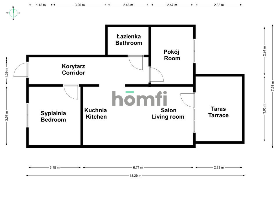 Mieszkanie 58 m², Kraków, Podgórze, Adama Prażmowskiego - zdjęcie 8