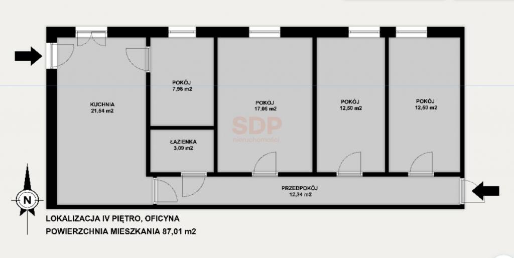 Mieszkanie 87 m², Łódź, Henryka Sienkiewicza - zdjęcie 9
