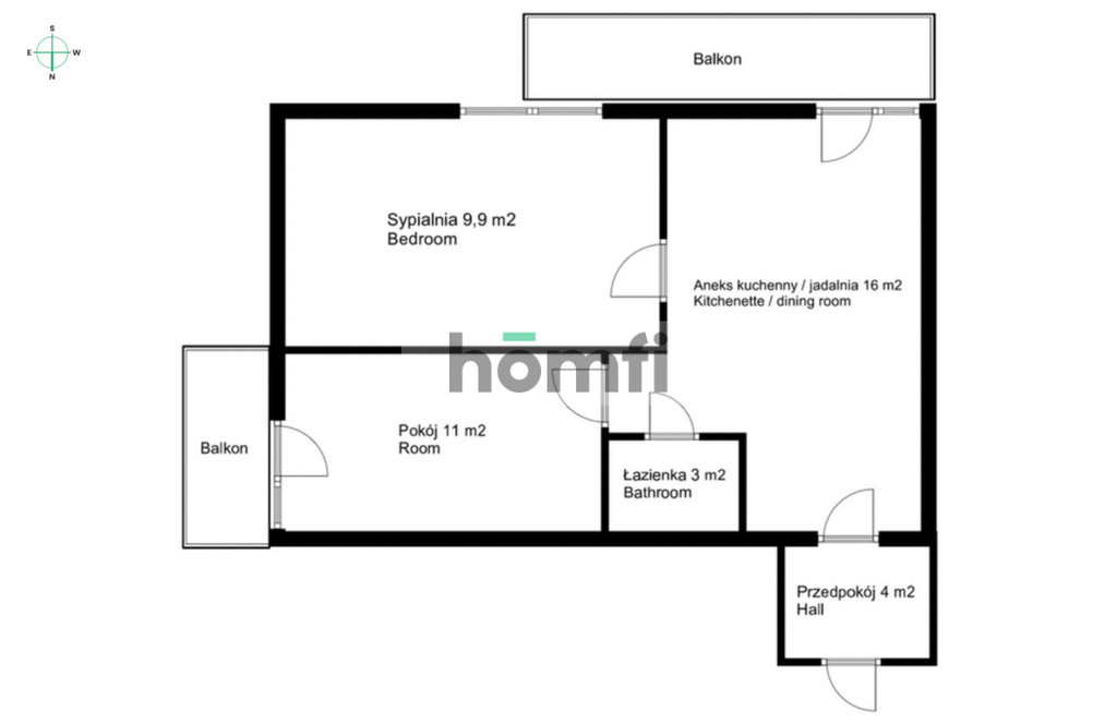 Mieszkanie 44 m², Kościelisko, Nędzy Kubińca - zdjęcie 19