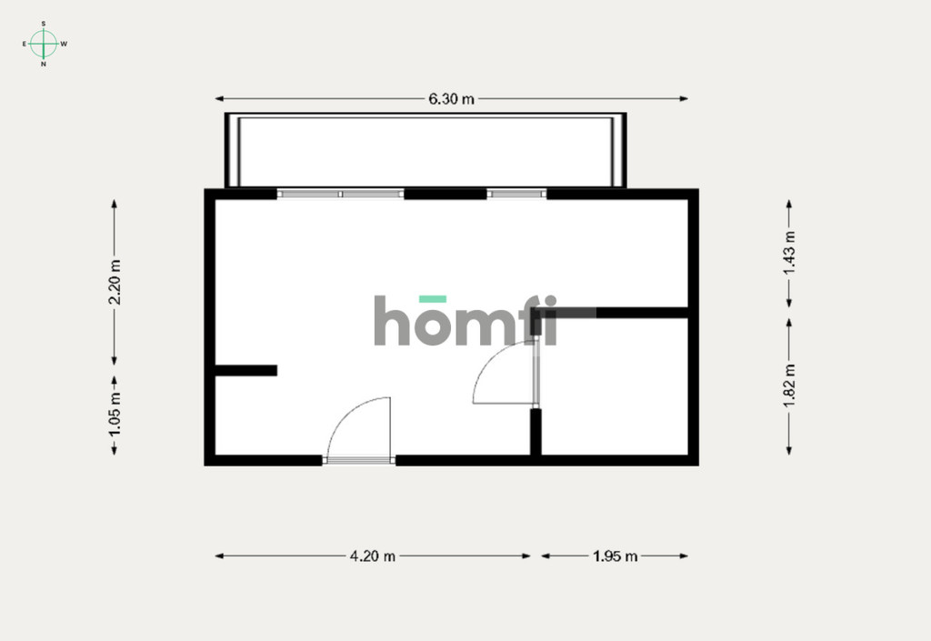 Mieszkanie 22 m², Łódź - zdjęcie 11