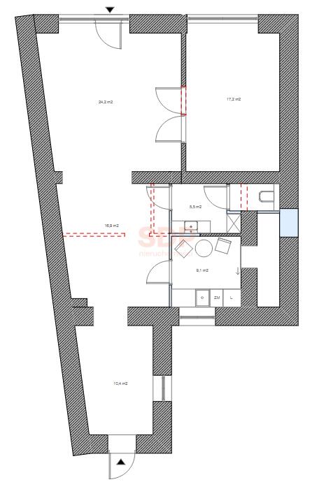 Lokal usługowy do wynajęcia, 83 m², Wrocław, Śródmieście, Kaszubska - zdjęcie 2