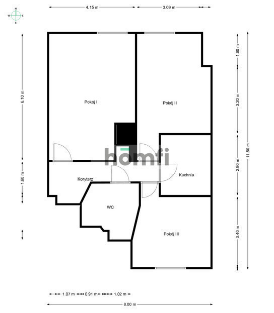 Mieszkanie 79,64&nbsp;m², Katowice, Dąbrówka Mała, Strzelców Bytomskich - zdjęcie 18