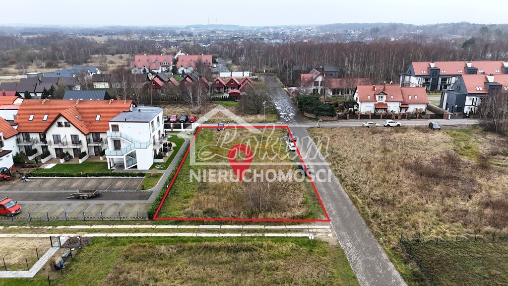Działka budowlana 1059&nbsp;m², Niechorze, Zaciszna - zdjęcie 2