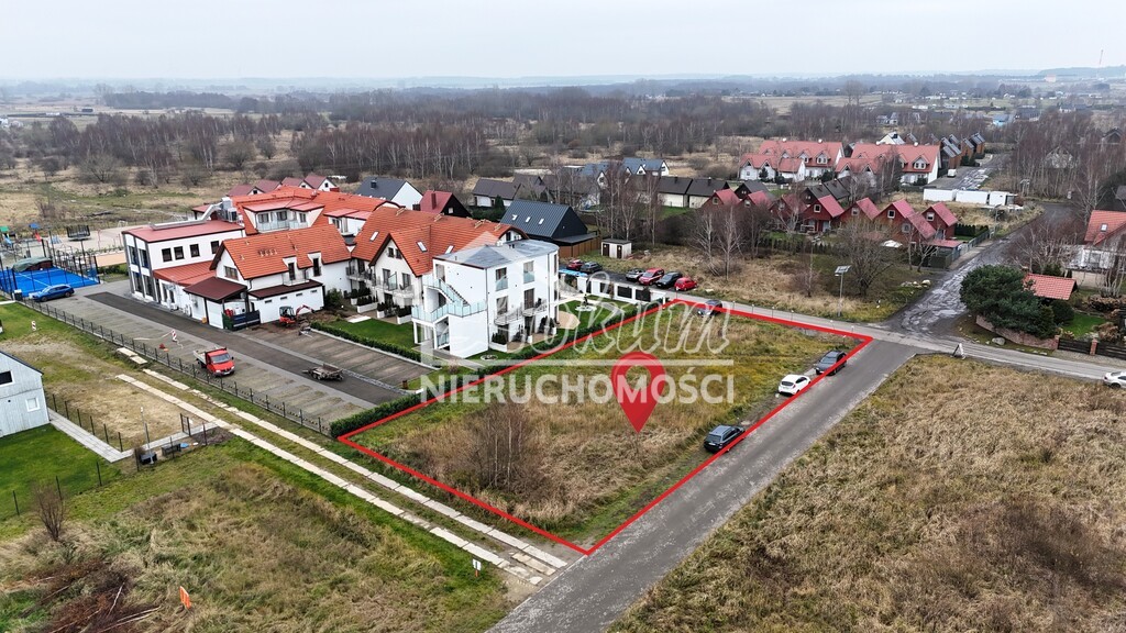 Działka budowlana 1059&nbsp;m², Niechorze, Zaciszna - zdjęcie 3