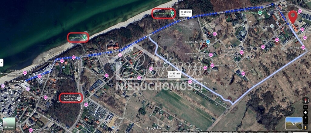 Działka budowlana 1059&nbsp;m², Niechorze, Zaciszna - zdjęcie 14