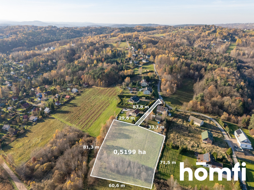 Działka budowlana 5199 m², Włosań, Bajeczna - zdjęcie 4
