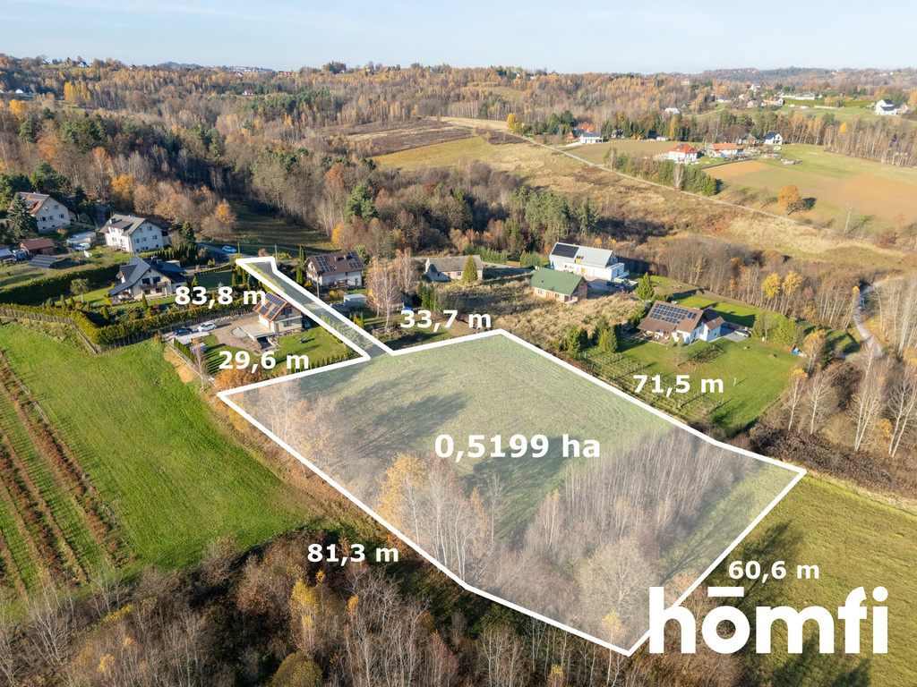 Działka budowlana 5199 m², Włosań, Bajeczna - zdjęcie 2
