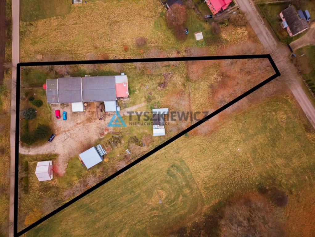 Teren inwestycyjny o pow.7061 m2 zabudowany Łebień - zdjęcie 4