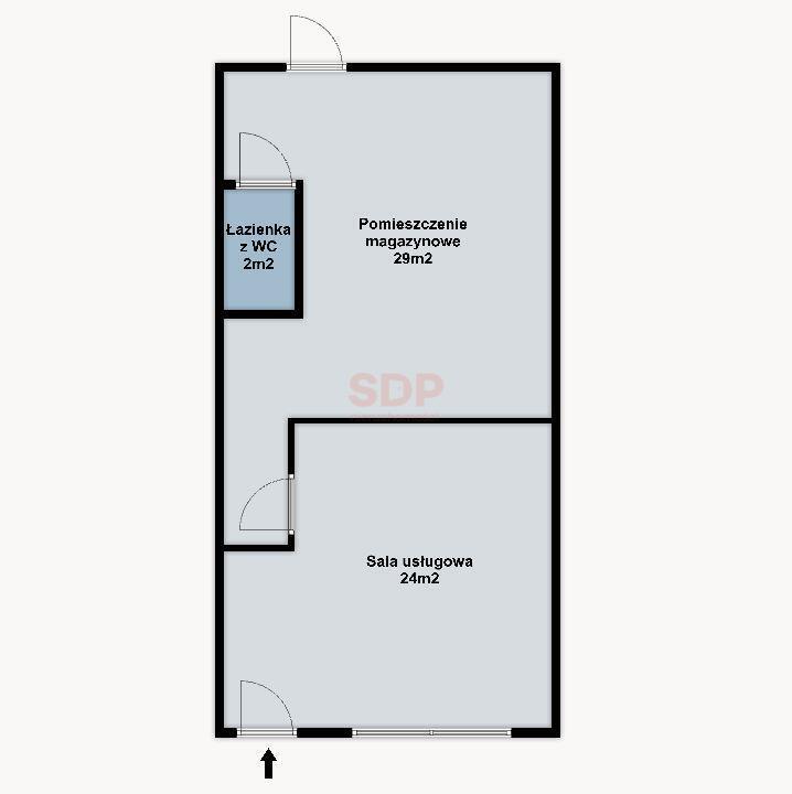 Lokal usługowy do wynajęcia, 57 m², Wrocław, Fabryczna, Królewiecka - zdjęcie 11