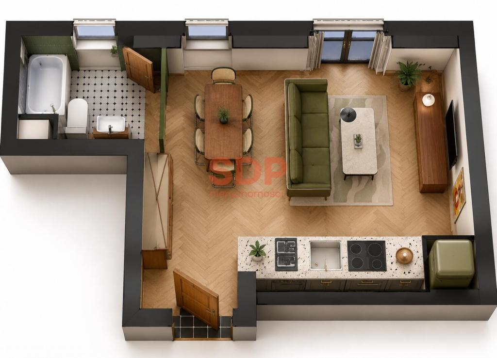 Mieszkanie 25 m², Wrocław, Kościuszki - zdjęcie 4