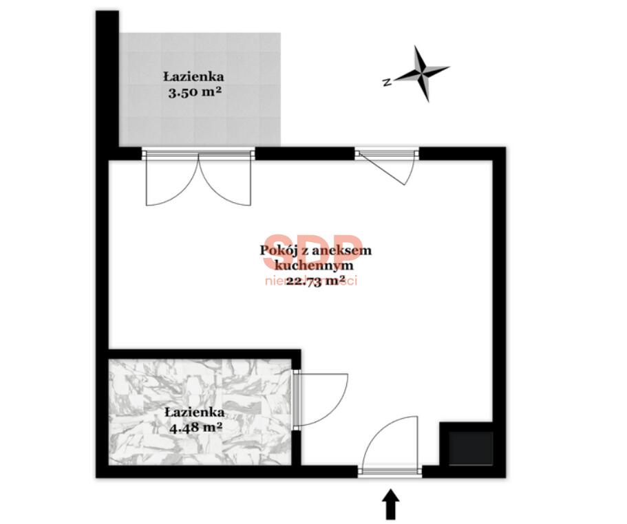 Mieszkanie 27 m², Wrocław, Kościuszki - zdjęcie 4