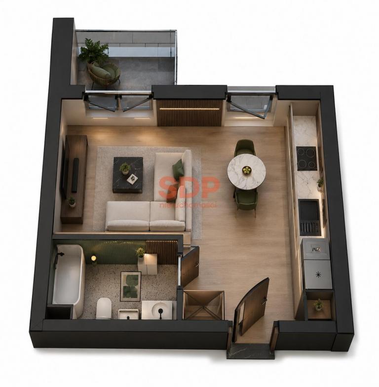 Mieszkanie 27 m², Wrocław, Kościuszki - zdjęcie 3