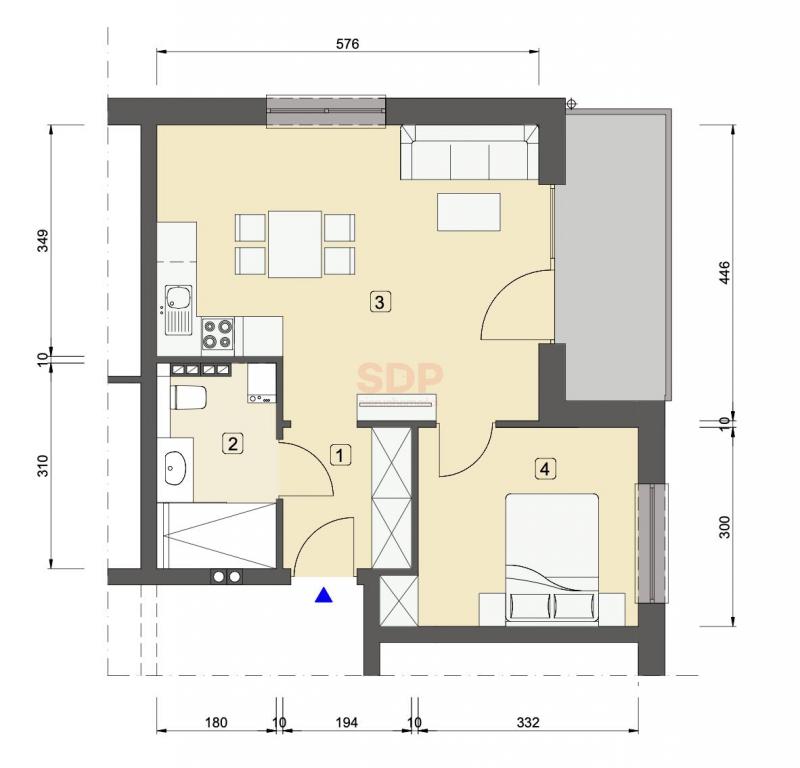 Mieszkanie 43&nbsp;m², Szklarska Poręba, Szklana - zdjęcie 12