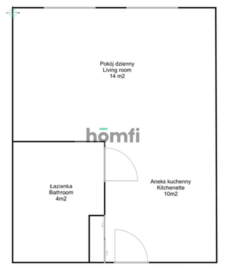 Mieszkanie 28,18&nbsp;m², Kraków, Podgórze Duchackie, Adama Bochenka - zdjęcie 9