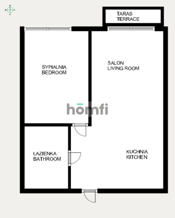Mieszkanie 41 m², Kraków, Krowodrza, Stefana Banacha - zdjęcie 16